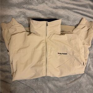 Tommy Hilfiger Light Tan Zip-Up Jacket